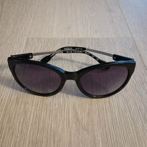 ELIE TAHARI EL223 OX Round Sunglasses, Black, 58 mm